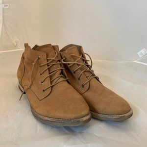 Leather Lace-up Ankle Boots